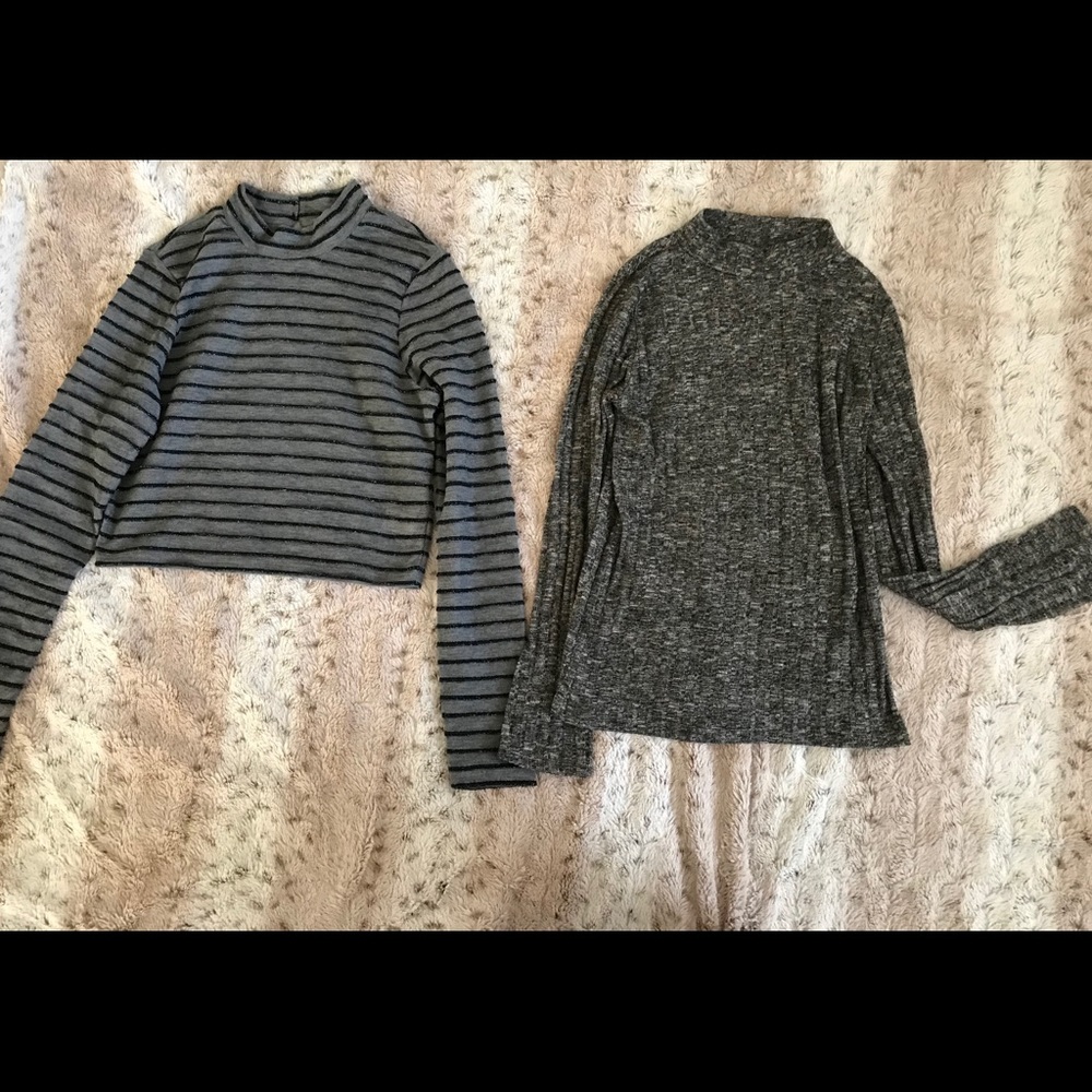 Cute low gray turtle neck bundle!!!
